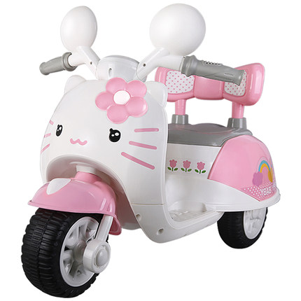 Manufacturer's new Mickey electric motorcycle with light music 3-wheel children's electric motorcycle 3-8 years old