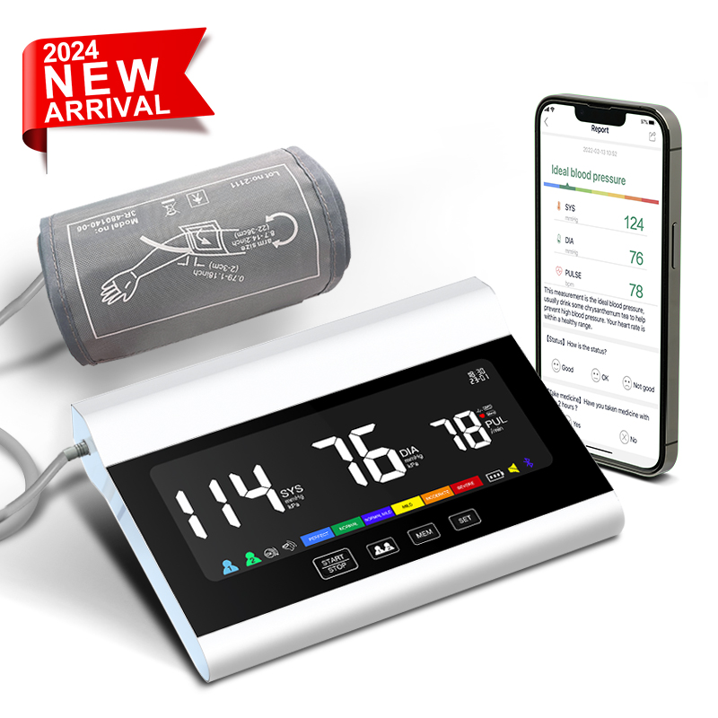 Portable BT Upper Arm Medical Voice Sphygmomanometer BP Machine Digital High Blood Pressure Monitor