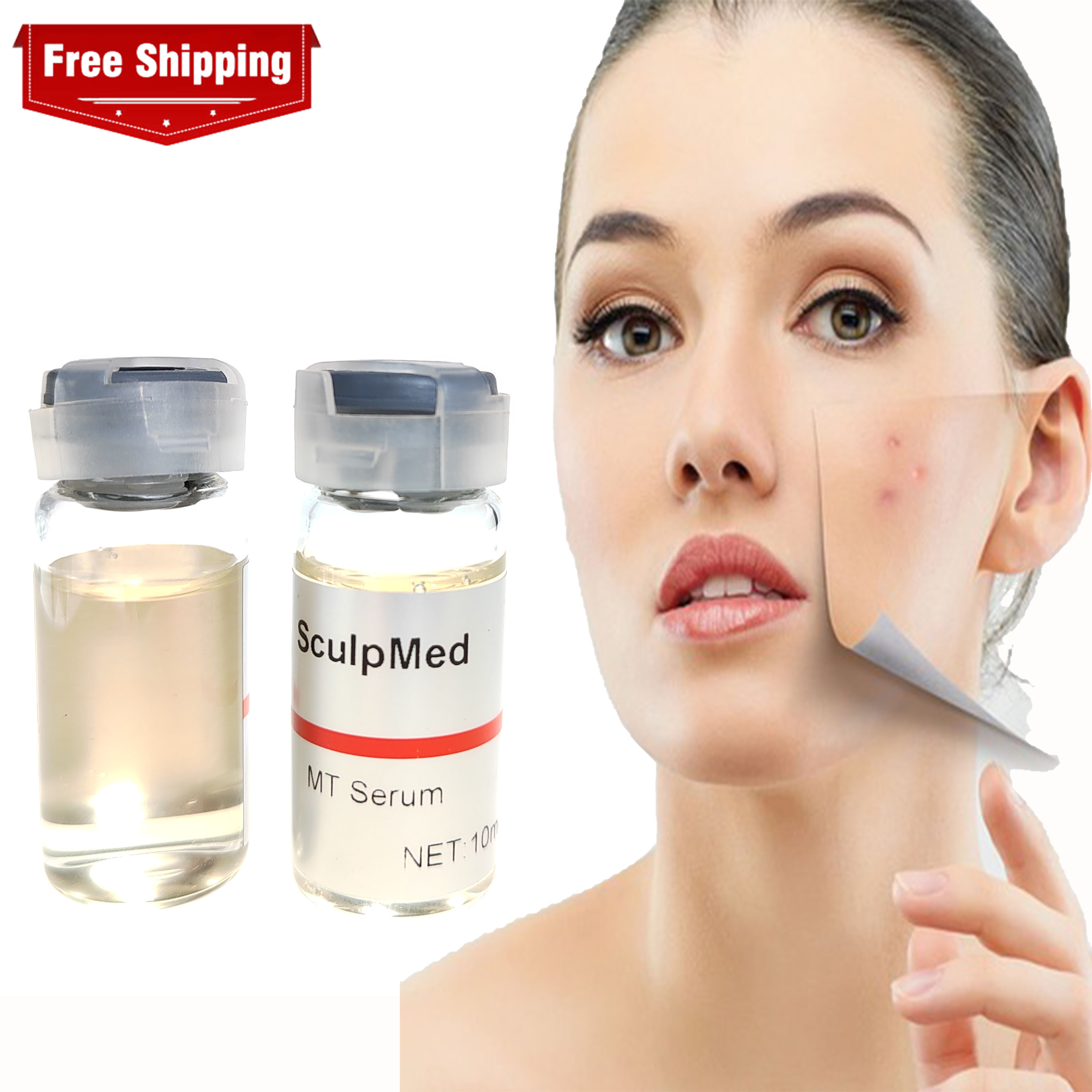 Beauty salon skin rejuvenation project high quality ampoule repair ance treatment Blue copper peptide Freeze dried Powder