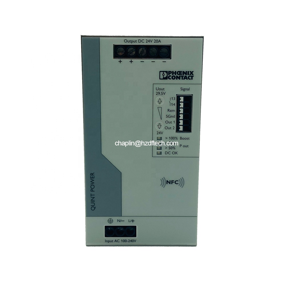 Совершенно новый функциональный мощный источник питания QUINT4-PS/1AC/24DC/20-2904602 однофазный источник питания постоянного тока
