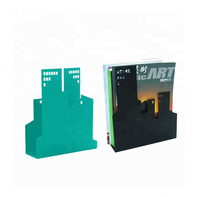 Desktop Metal Castle Design Magazine Newspaper Storage Holder