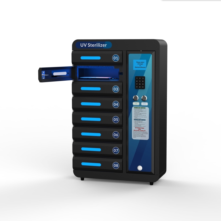 UV-C 8-pin-код шкаф с ячейками сотового телефона зарядки шкафчик кабинет, зарядное устройство для мобильного телефона шкафчика