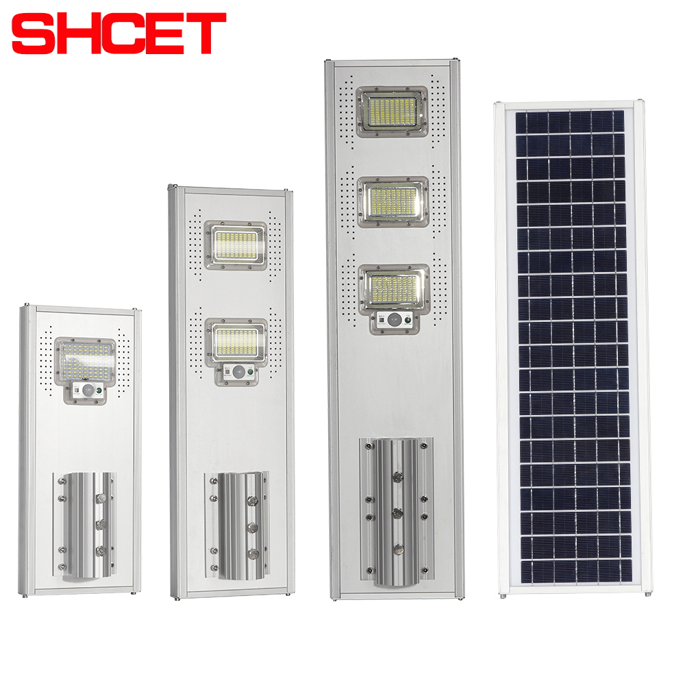 2021 Интегрированный датчик движения 60w 120w 160w 180w 240w все в одном СИД солнечный уличный свет открытый ce cb bis одобрение от SHCET