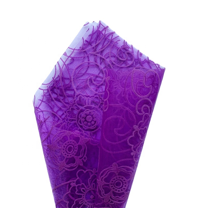 Wholesale New Flocked Flower Gift Wrapping Paper Wrapping Material for Flowers Bouquet