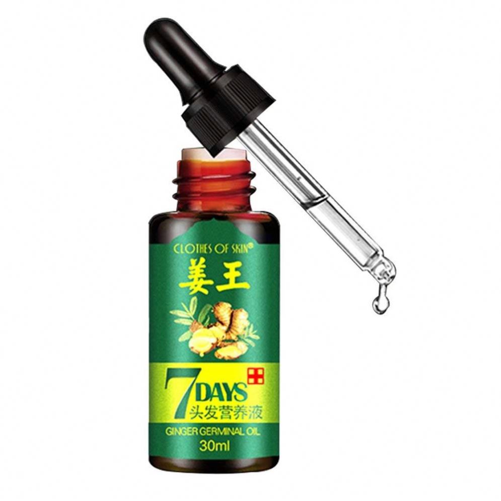 Top Sale Effective Natural Ginger Hair Oil Rrevents Hair Loss Treatment Growth Oil
