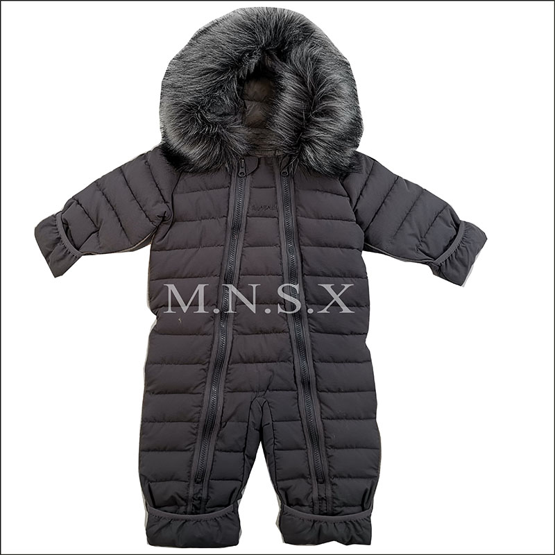 Новый индивидуальный зимний костюм M.N.S.X, однотонный водонепроницаемый и ветрозащитный Снежный костюм для мальчиков, детский лыжный костюм
