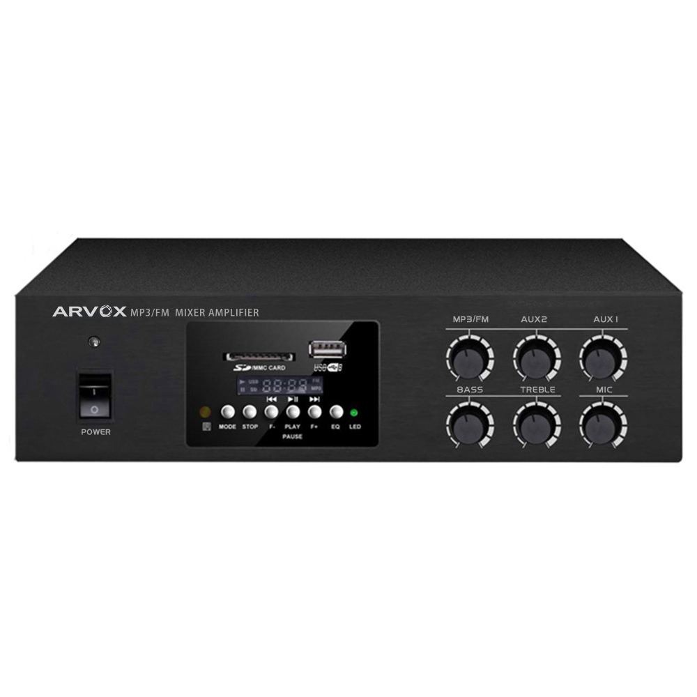 RS-80E Aplus усилитель микшера со встроенным FM/AM тюнером и MP3-плеером 80 Вт