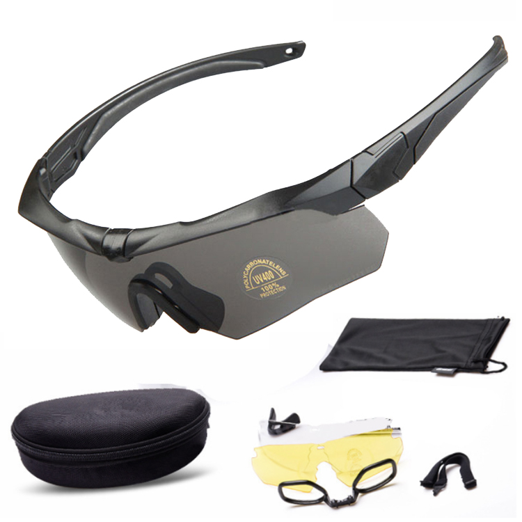 Tactical Military Sunglasses Motocross Goggles Paintball Men Tactical Military Ballistic Goggles Shooting Glasses