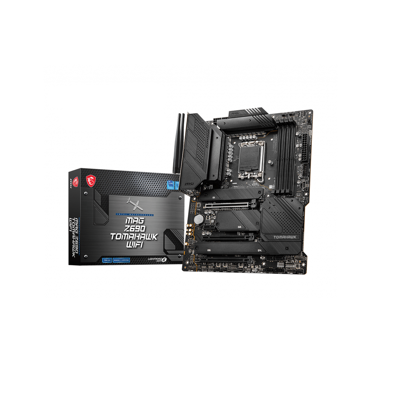 Абсолютно Новый гнездо MSI Z690 TOMAHAWK Wi-Fi LGA 1700 для игрового настольного ПК материнская плата Z690 с поддержкой ЦП 12-го поколения DDR5 Ram