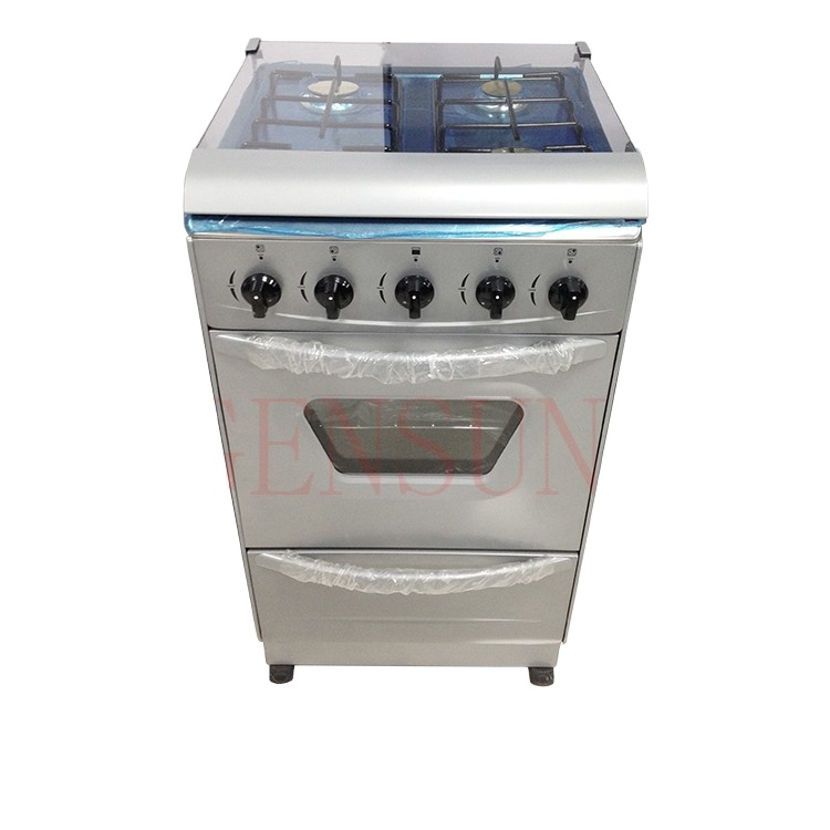 50x50 kitchen appliance four burner standing gas cooker with oven