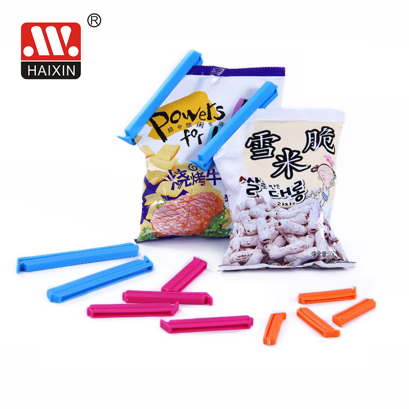 Factory Direct OEM Haixing Hot Sale!! New Food Bag Sealer Clamp Sealing Clip kitchenware houseware storage plastic sealing clamp