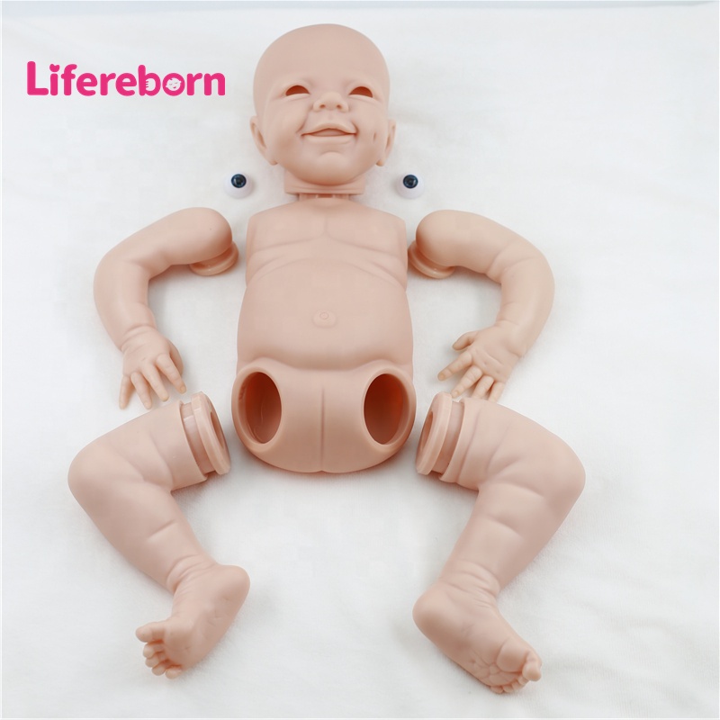 Лидер продаж, 22 дюйма, аксессуары для головы ребенка Lifereborn, 3/4, виниловые конечности, новорожденные куклы, Наборы для творчества