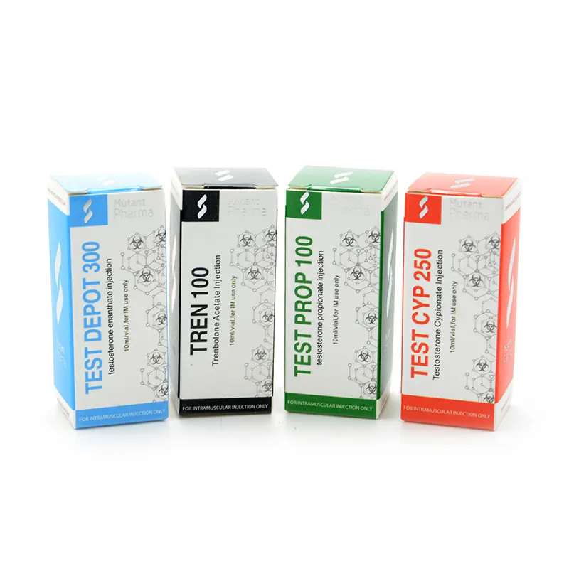 Pharmaceutical bodybuilding injectionl vial box packaging cardboard packaging 10ml vial box