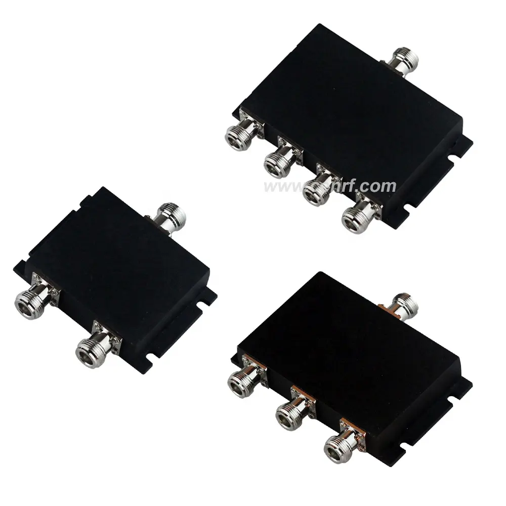 rf 2 3 4 way ip65 698-2700MHz microstrip signal power splitter divider with n-female