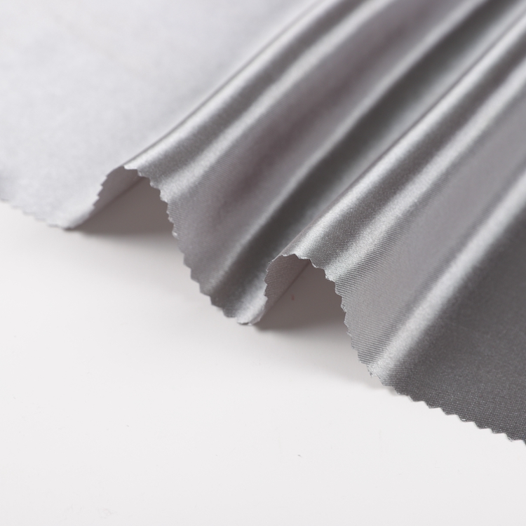 Soft shiny sateen fabric textile print woven 100 polyester wholesale silk satin fabric