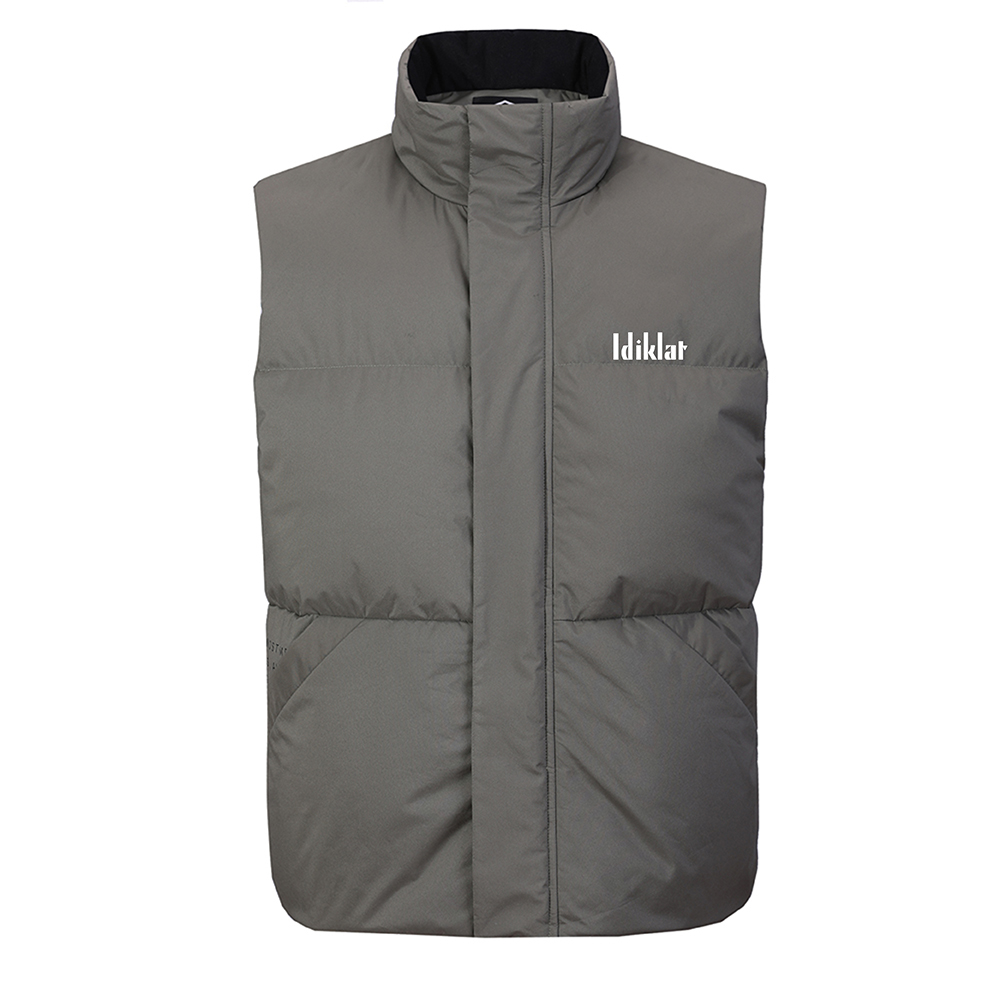 2021 Men's Warm Light Weight Fashionable Waterproof Padded Quilted Removable Hood Vest