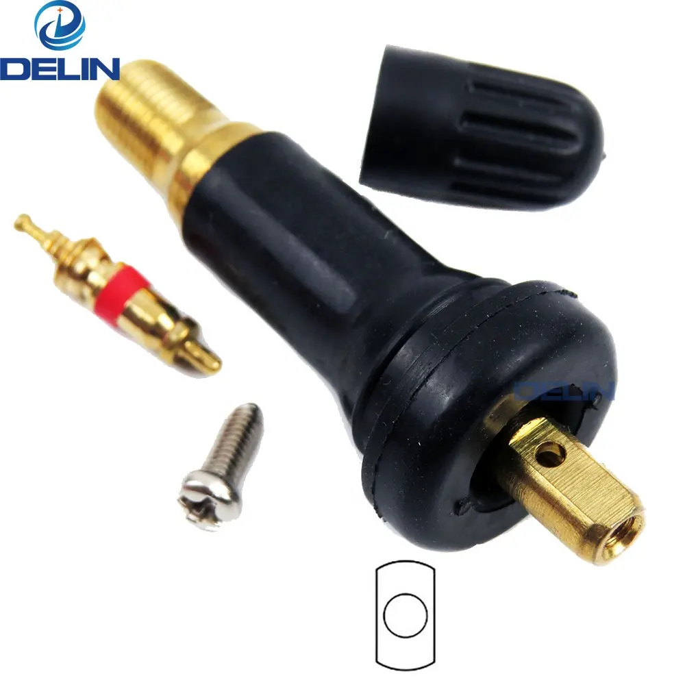 Клапаны датчика давления в шинах 20008 резиновые TPMS413 TPMS Набор для ремонта штока клапана