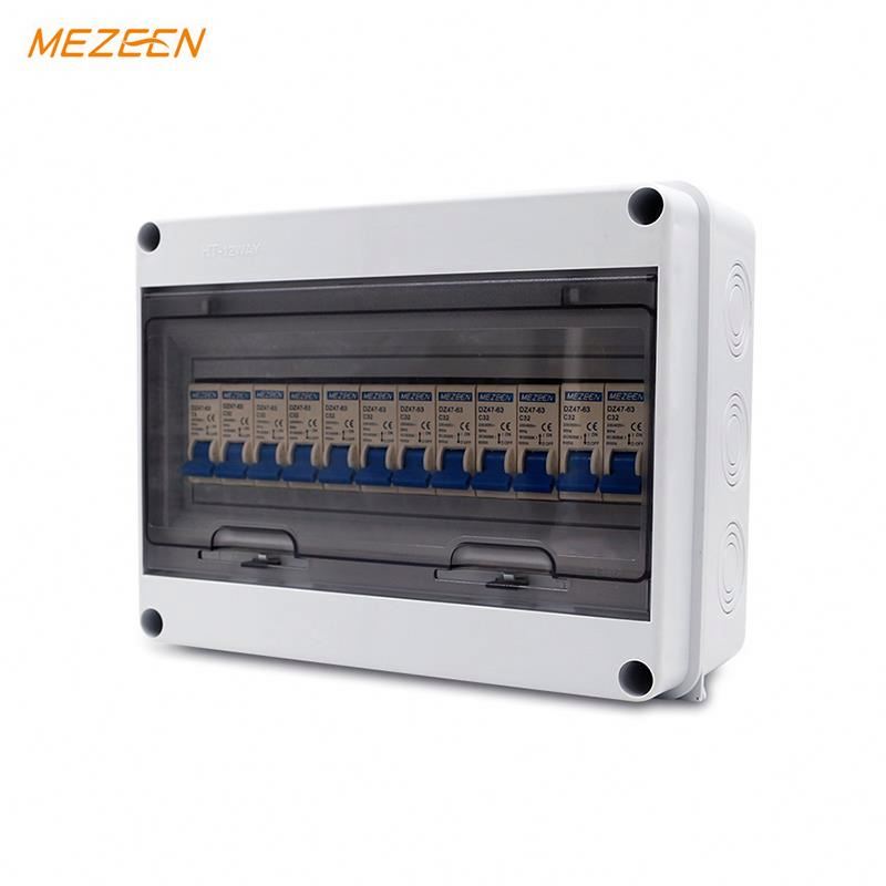 Electrical Equipment IP65 12 ways DB Waterproof Power Distribution Box For MCB