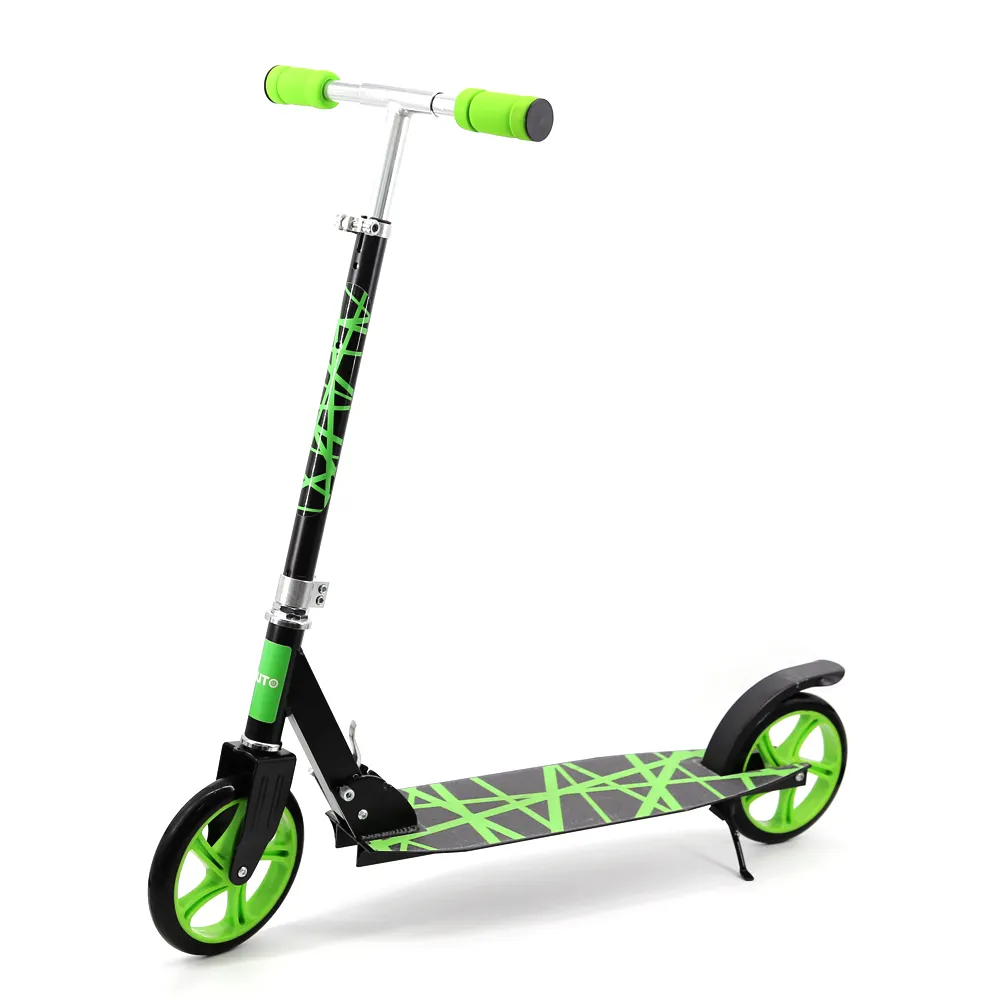 folding wide wheels adult kick scooter with adjust height