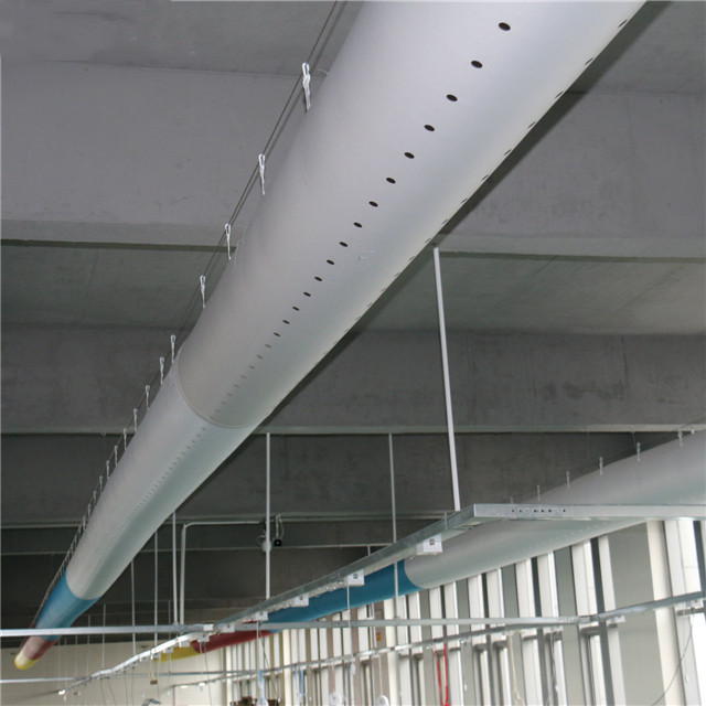 Fire resistant ventilation system fabric air duct