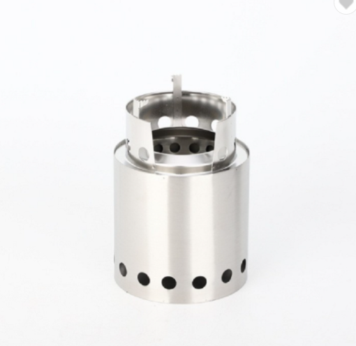 2022 high sale Stainless steel wood stove multifunctional folding heating stove camping stove parts