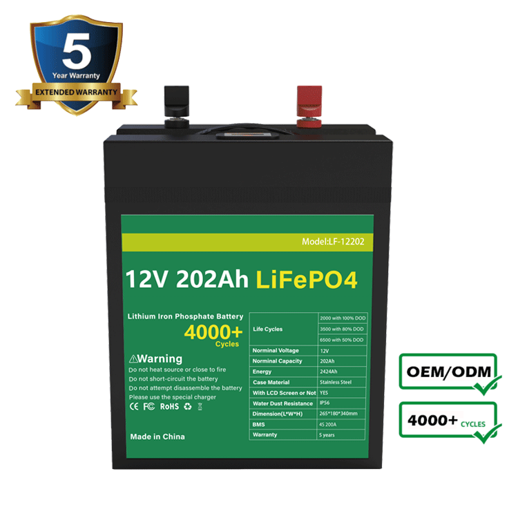 Хранилище солнечной энергии Lifepo4 12 В 200 ач 202ач корзина батарея фосфатная батарея литий-ионные батареи