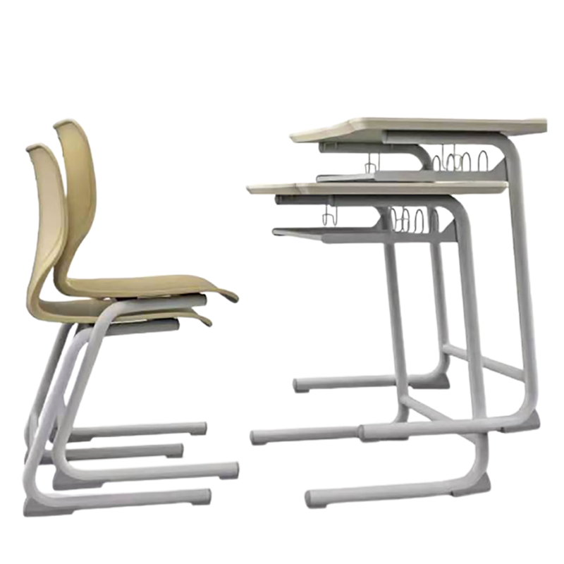 School Furniture Stackable Study Desk and Chair Set