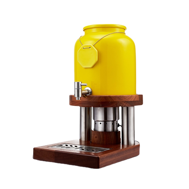 Yellow Electric Heating Fresh Ceramic Milk warmer Commerical Milk Dispensers