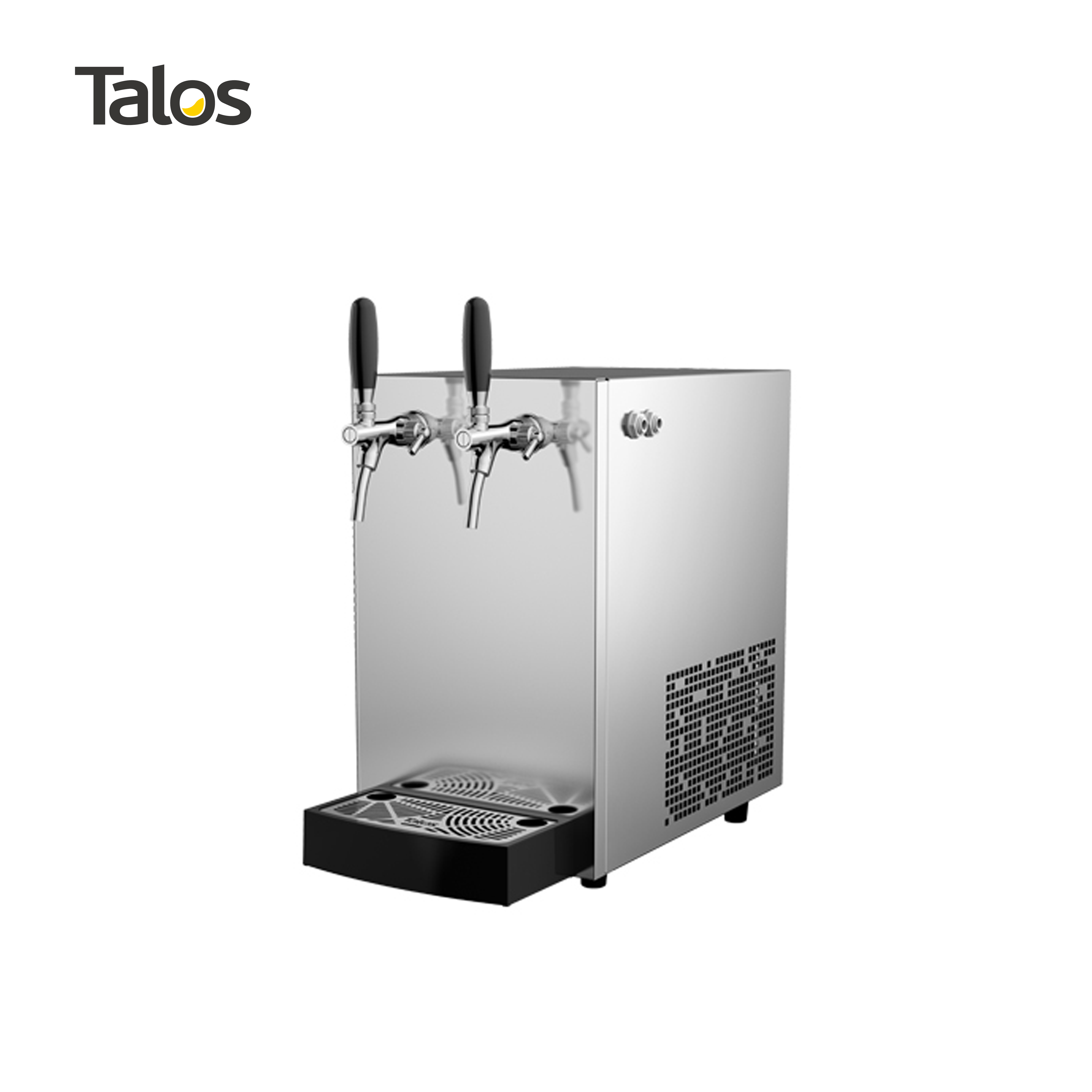 TALOS Топ счетчик разливного пива охладитель с 2 краны пивной диспенсер