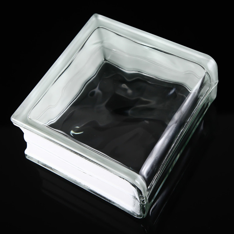 YIWU Water Bubble Craft Decorative Glass Brick Clear Crystal Glass Block Manufacturer