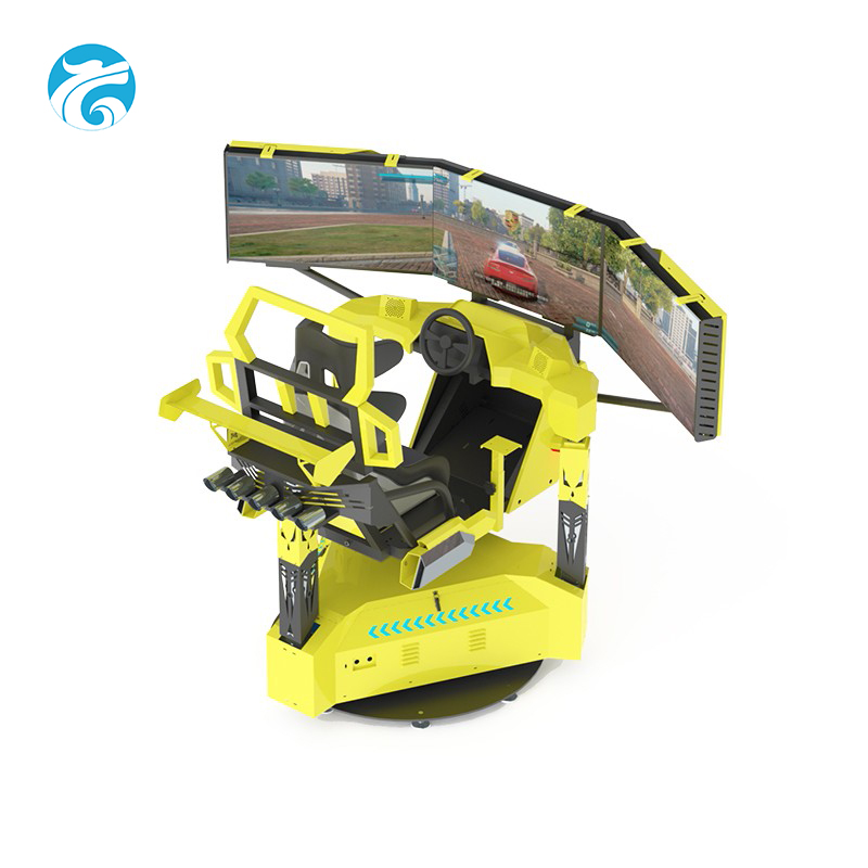 Электрический 3dof движения платформа 3 экран очки виртуальной реальности VR симулятор гоночного автомобиля