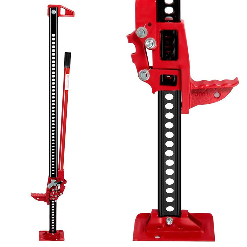 HOT sale 20 ton - 80 ton High Lift Farm Jack red Cast And Steel Jack