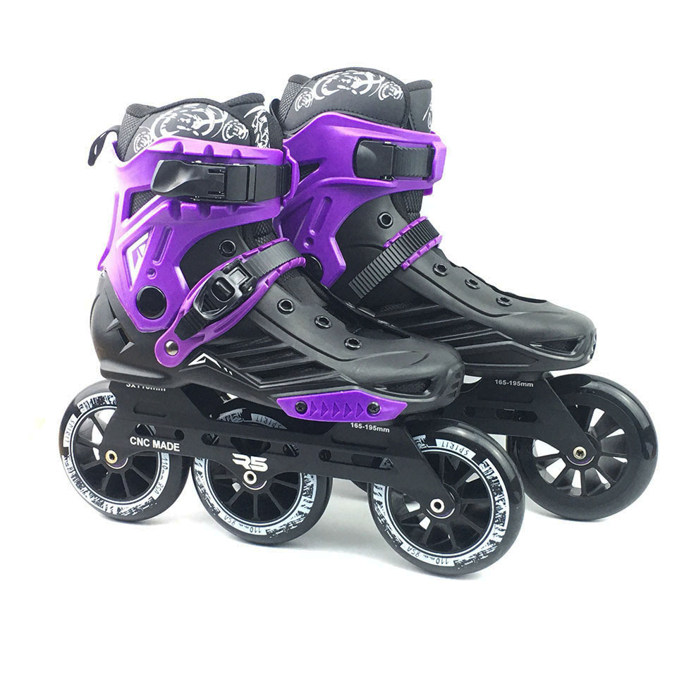 3 колеса quad custom light up suede custom shoe Мужская обувь для катания на коньках колеса 80 мм колеса 78a Мужская обувь для катания на коньках
