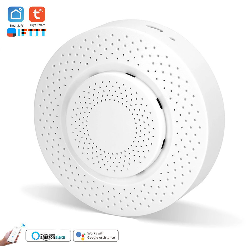 Смарт-воздушная коробка Tuya 2,4G Wifi детектор температуры и влажности Беспроводной датчик сигнализации CO2 CH2O формальдегида VOC газа