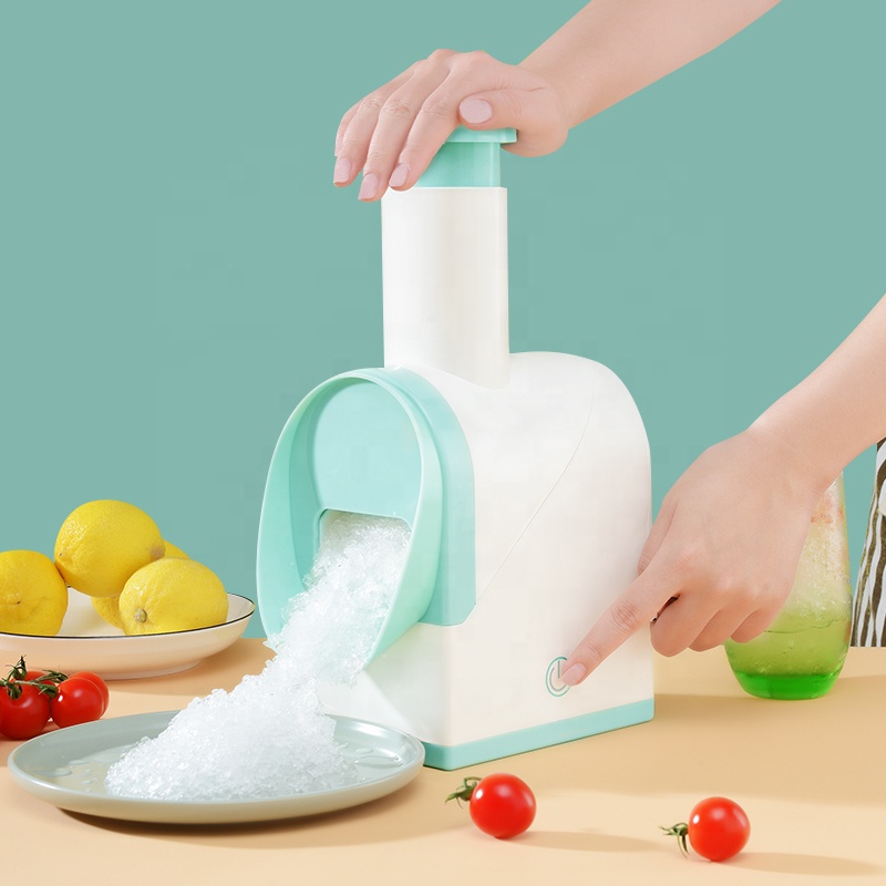 Home Use USB Rechargable Ice Shaving Machine Electric Snow Ice Crusher