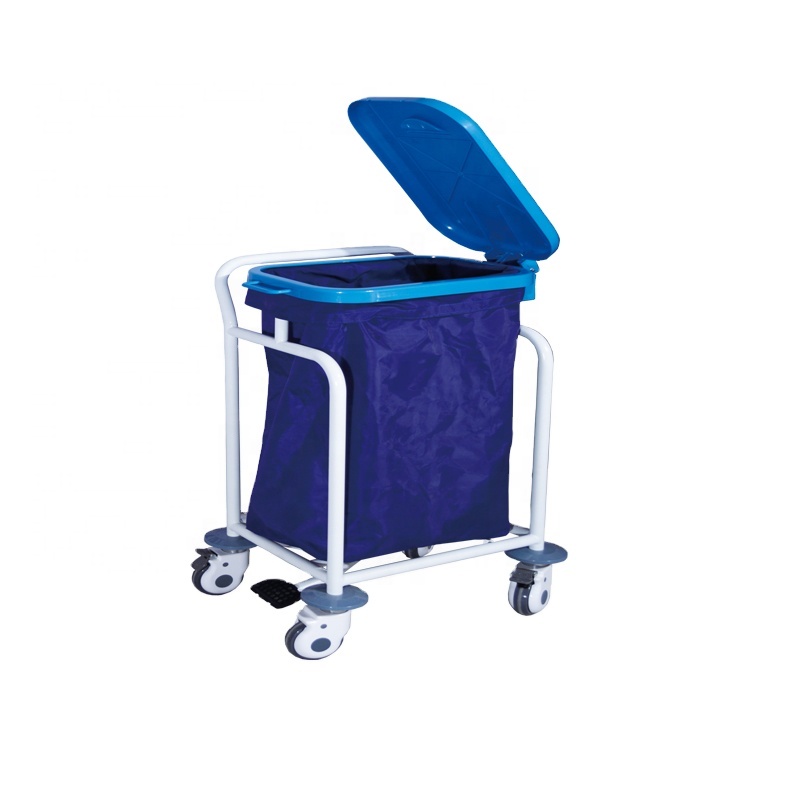 health medical Waste Collecting Trolley Cleaning Trolley Cart