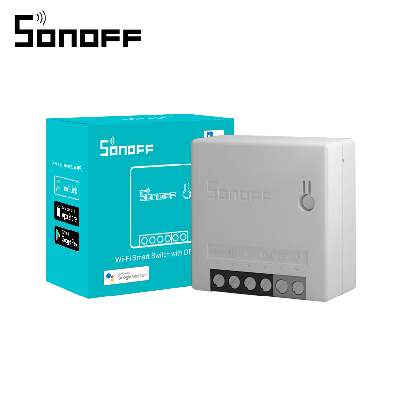 Sonoff Mini R2 10a Smart Wifi Wireless Switch Universal Diy Module For Smart Home Automation Solution Compatible With Alexa