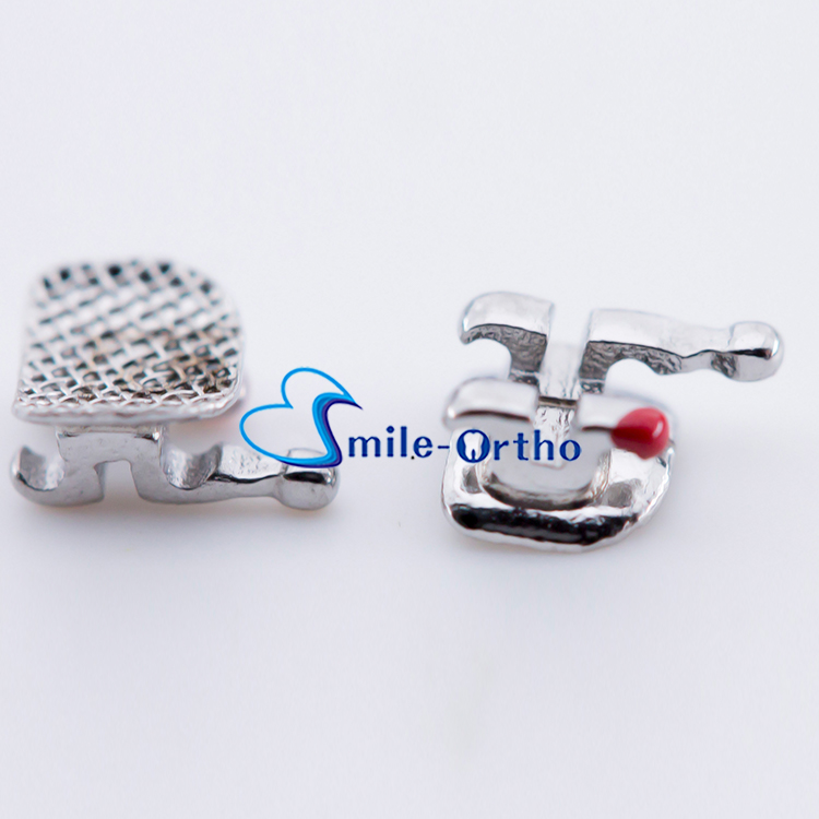 Dental Teeth Braces Metal Orthodontic Bracket Roth Bracket 3 Hook Dental Materials Brackets 022 Orthodontics Instrumental Price