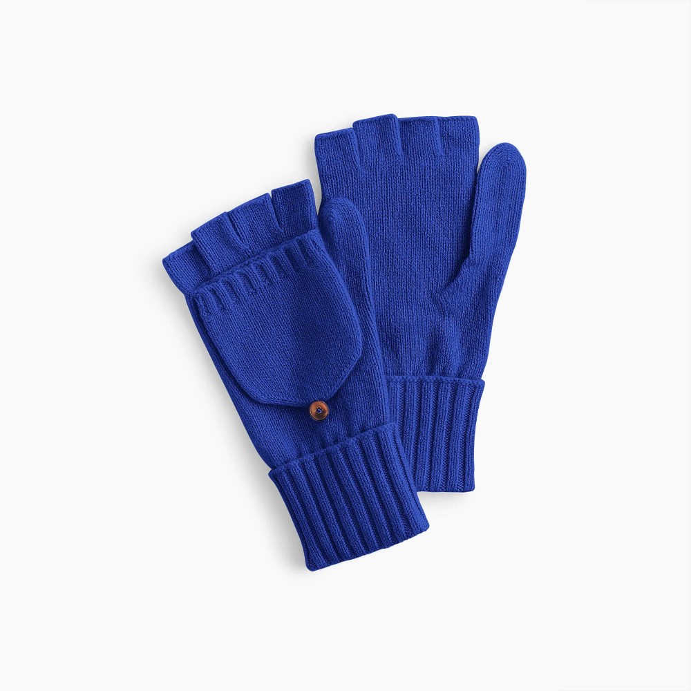37% VISCOSE/33% NYLON/25% WOOL/5 CASHMERE KNITTED GLOVE WITH FLAP FOR WOMEN'S