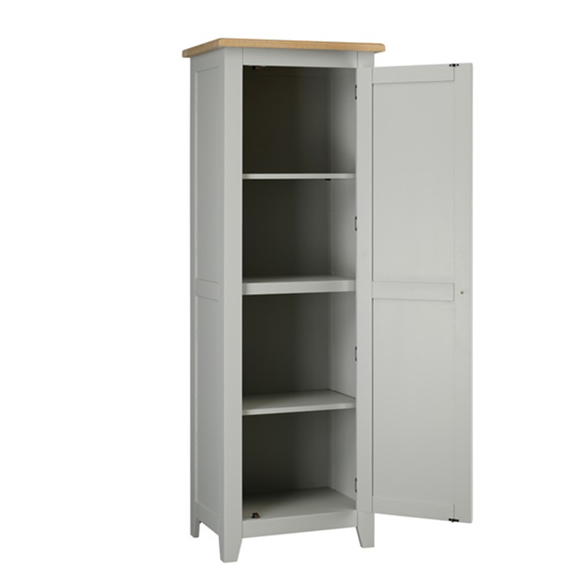 European style large space kitchen solid wood storage high cabinets