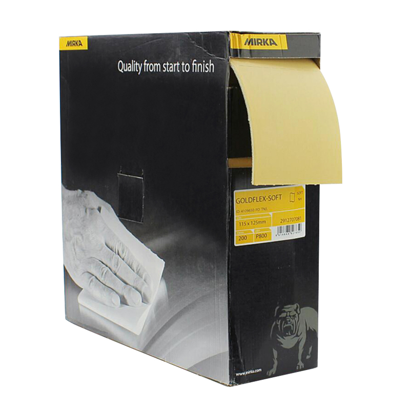 Sponge sandpaper golden dry grinding hand abrasive car putty metal rust antique polishing
