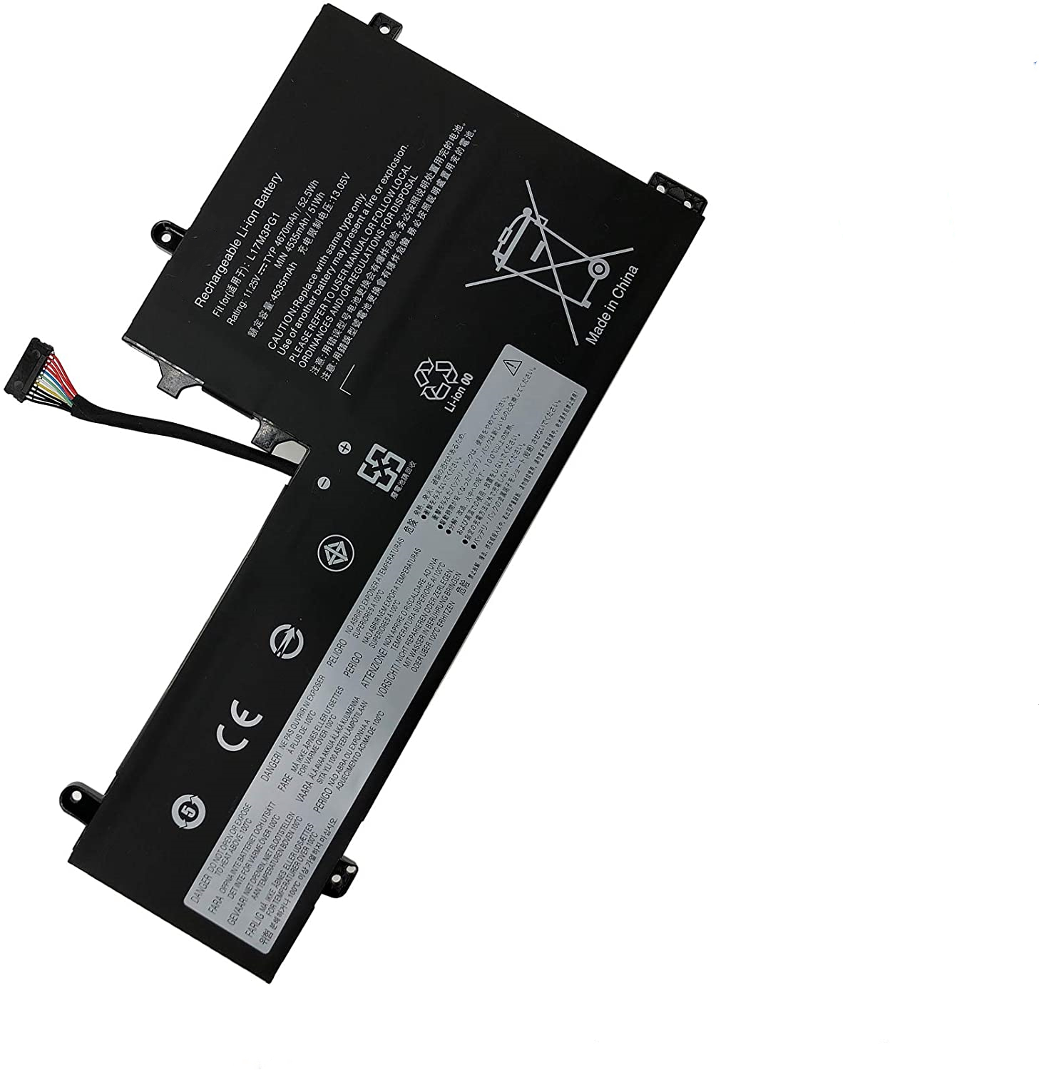 L17L3PG1 Laptop Battery for Lenovo Legion Y530-15ICH Y7000 2019 1050 Y7000-2019-PG0 Y7000P Series L17M3PG1