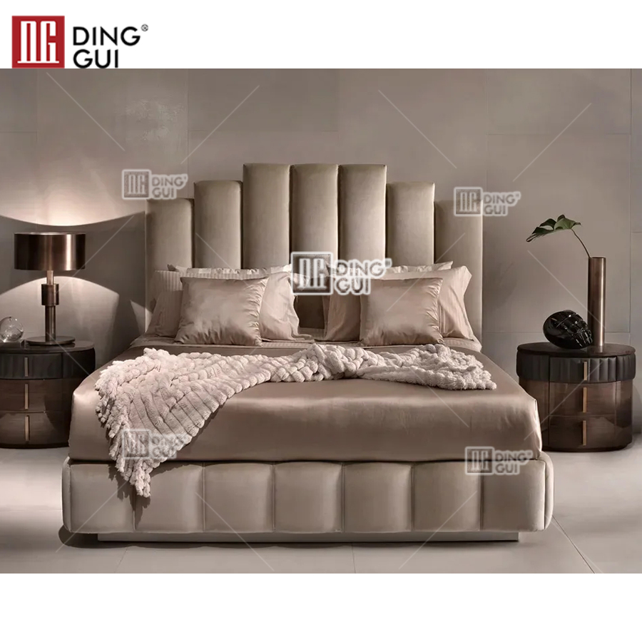 European-style Modern Style Bed Linen, Popular Design King-size Double Bed