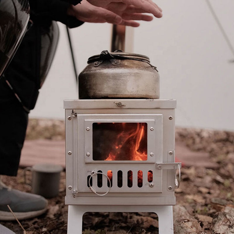 3F High quality outdoor tent stove folding multi-purpose heating wood burning stove