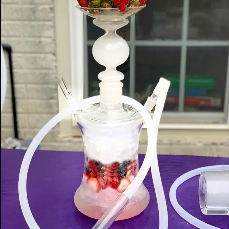 2021 USA Popular The Led Fruit Glass Vase Hookah Water For Hokkah Shisha Sheesha