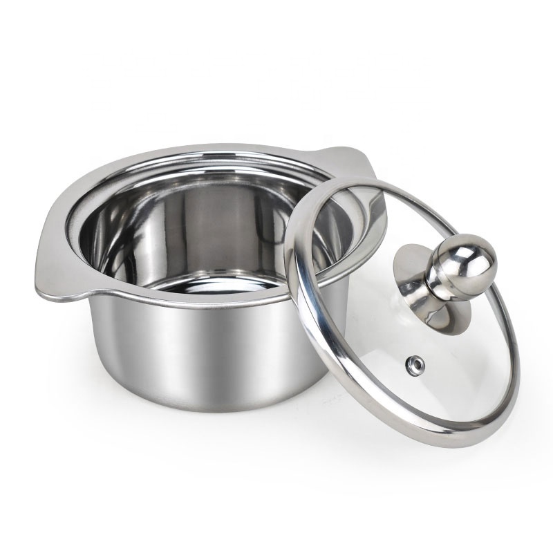 Hot-selling stainless steel hotpot with mini sizes soup pot for single person for kitchen