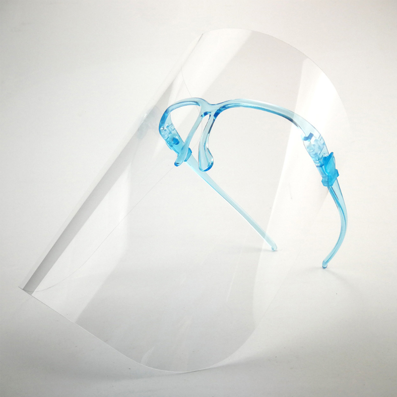 Reusable Safety Advanced Protective Faceshield with Glasses Transparent Face Shield Frame