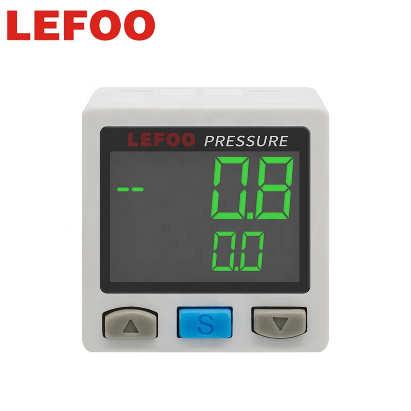 Многофункциональные двухканальные переключатели давления LEFOO hvac, вакуумный насос, маленький регулятор давления с цифровым ЖК-дисплеем