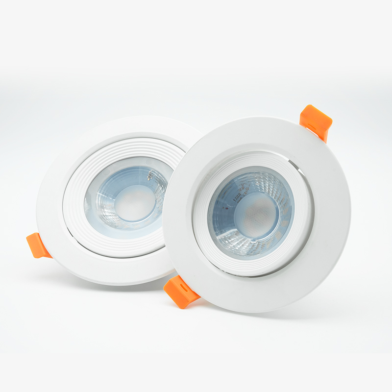 Woojong High Quality 5W plastic embedded recessed led spotlight for home office led spot light