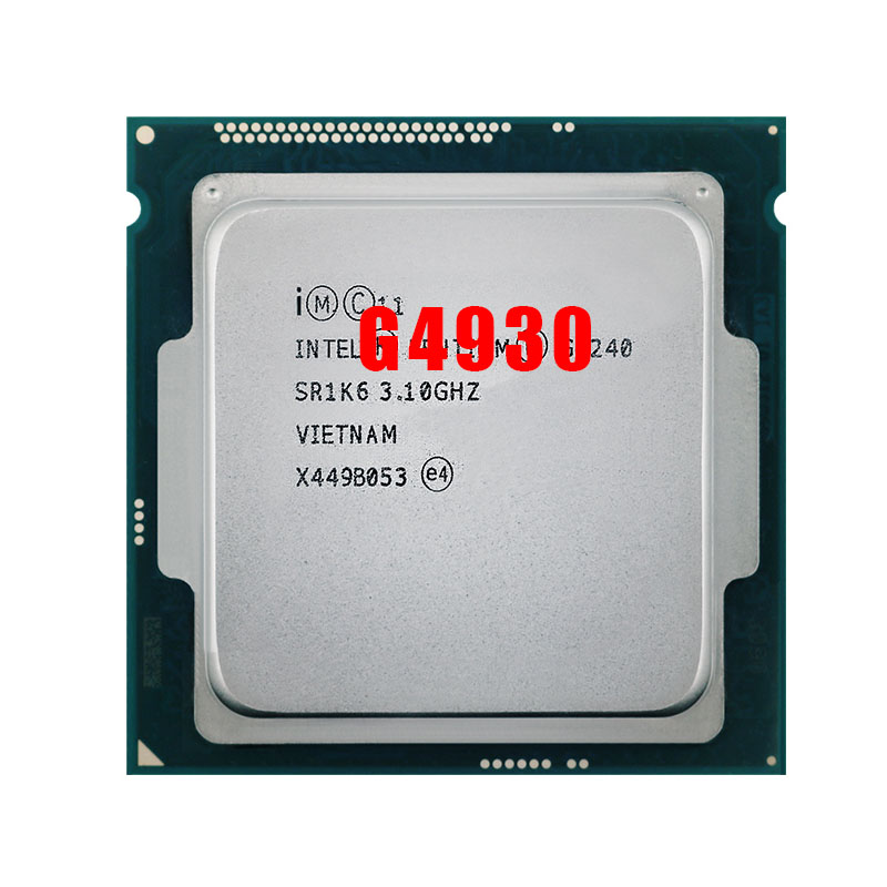 Новый объемный процессор 64 Гб двухъядерный процессор G4930 3,2 ГГц LGA 1151